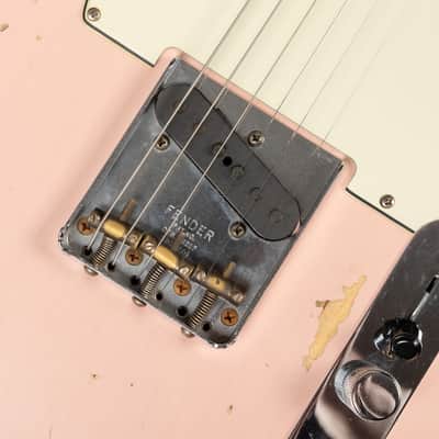 2021 Fender Custom Shop ‘67 Telecaster Heavy Relic - Shell Pink | USA Vintage 1967 CBS Ära Reissue Esche Korpus 3,23kg | CoA OHSC Bild 20