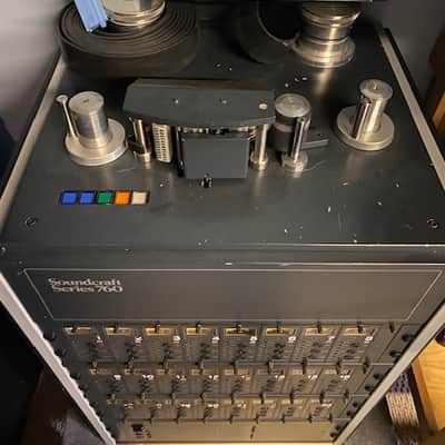 Soundcraft 24 Track tape Recorder with remote 760 or 762 Mid 1980s - Britsih Military blue image 2