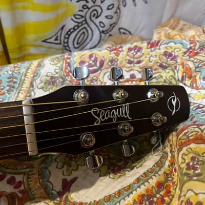 Seagull Entourage Autumn Burst CW QIT Acoustic Electric Guitar image 9