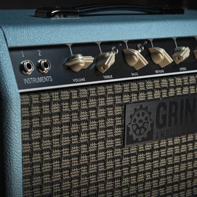 Grind Amplification Trenton Reverb - (TR20) 2024 - Carolina Blue Tolex image 5