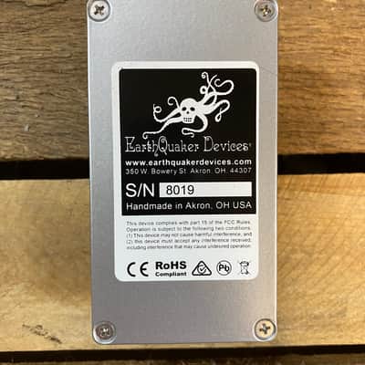 EarthQuaker Devices Sea Machine Super Chorus V3 - Serial # 8019 2022 Silver / Teal Print image 4