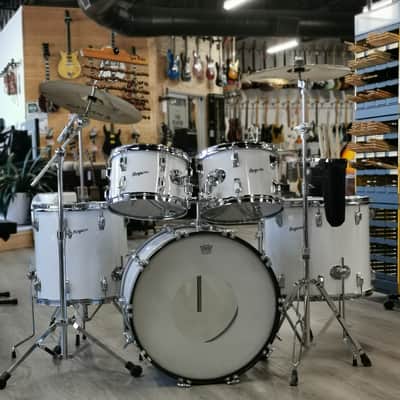 Rogers '70s 4 Pieces Drum Shell Kit, No Snare - White, Used image 2