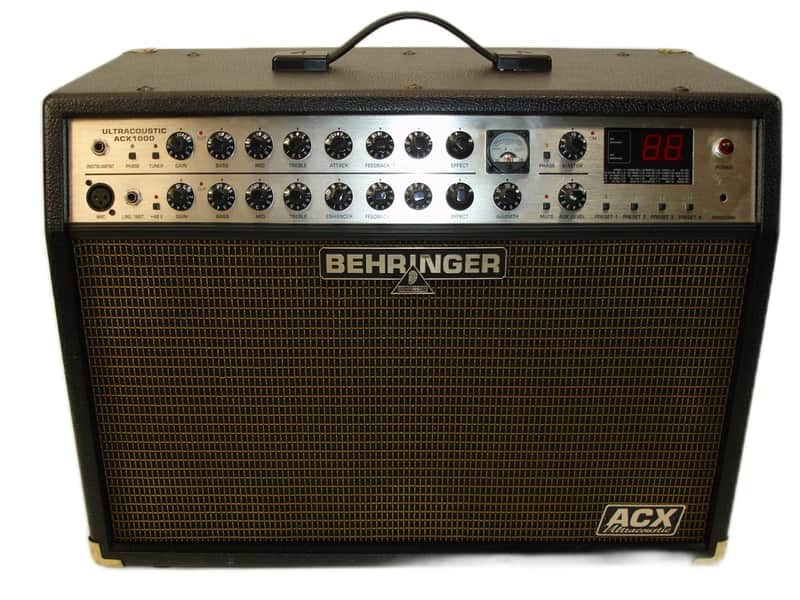 Behringer ULTRACOUSTIC ACX1000 2x60W Acoustic Guitar Amp image 1