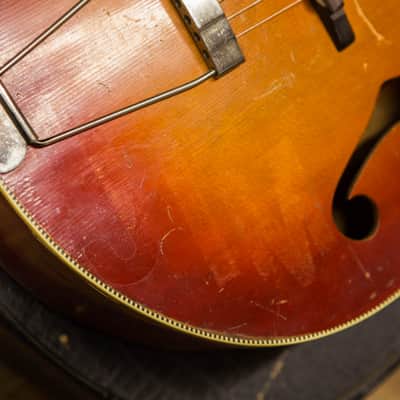 Kay K39 1947-1951 - sunburst archtop solid carved image 3