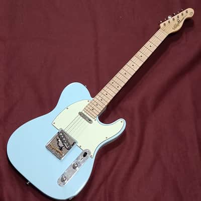 Vintage V75 ReIssued Electric Guitar - Laguna Blue image 2