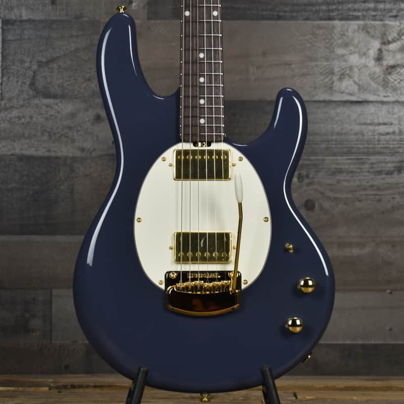 Mint Ernie Ball Music Man Cory Wong StingRay II - Charcoal Blue with Mono Case image 1