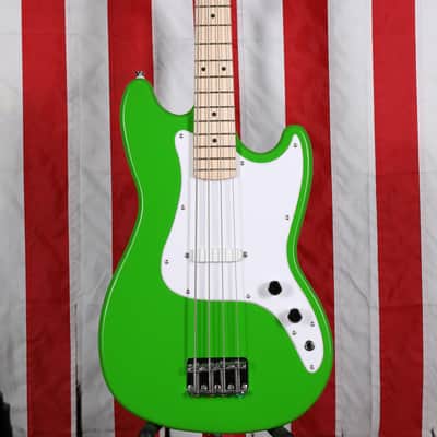 Squier Limited Edition Sonic Bronco Bass - Lime Green image 1