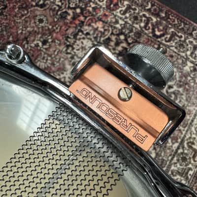 6.5" x 14" Slingerland No. 121 Super Sound King  10-Lug Chrome Over Brass Snare Drum image 12