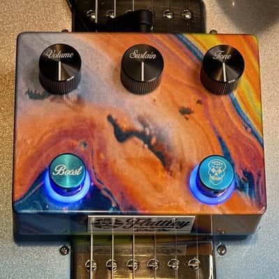 Flattley Boutique Effects Pedals Guitar Platinum Range - Solaris Pro Fuzz Pedal with Boost image 2