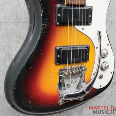 Used 1965 Mosrite Ventures II German Carve Body 3-Tone Burst image 7