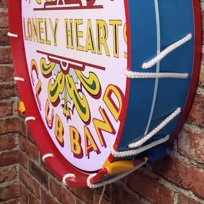 Beatles, Sgt Pepper Display Bass Drum w/ LED Internal Lighting + Remote Control image 5