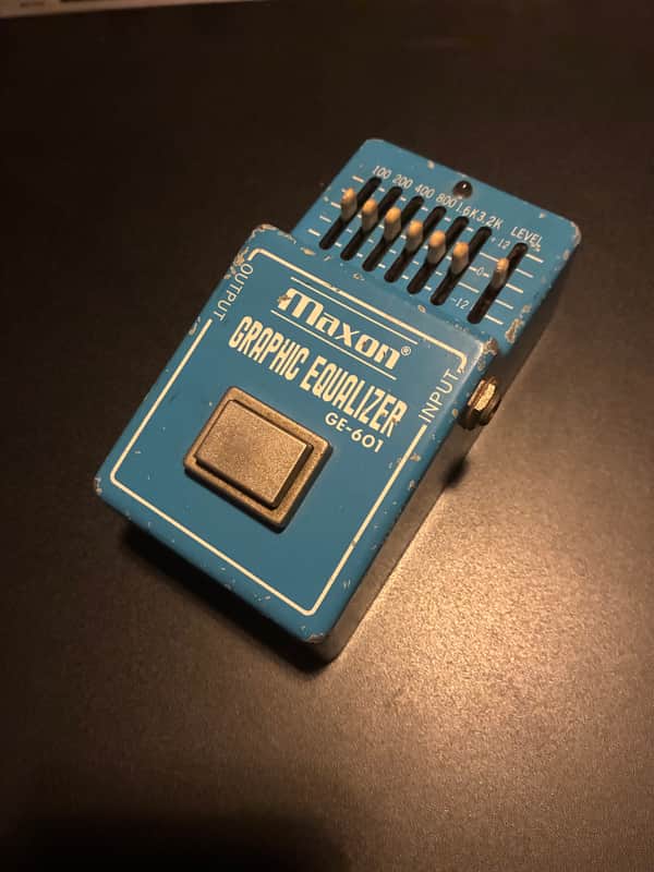 Maxon GE601 Graphic Equalizer 1980s - Blue image 1