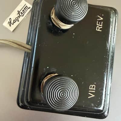 Hagstrom GA 85, GA 35, GA 140, GA 225 switch pedal (VIB. REV.) 1960s-1970s - Black image 4