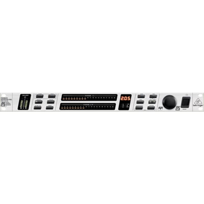 Immagine Behringer FBQ2496 Ultra-Fast Feedback Destroyer/Parametric Equalizer, Bundle with 2x 10' XLR Microphone Cable - 1