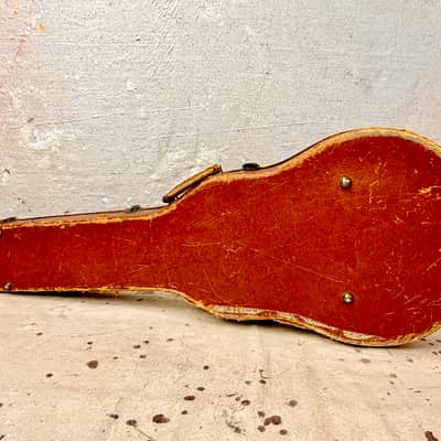 1950's Gibson Les Paul Guitar Case Brown-Pink Lifton 4 Latch Flat Top ~1952-1954 image 13