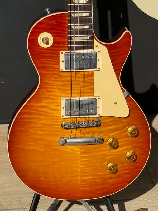 Gibson Les Paul R9 '59 Reissue 2020 - beautiful Cherry'burst very figured & featherweight ! image 1