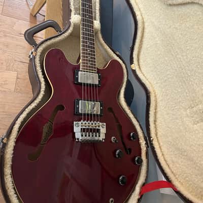 Hondo Deluxe 945 ES335 style - Vintage Gibson P/U - OHSC image 1