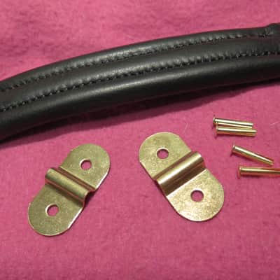 NOS leather guitar case handle for Hiscox Calton mark leaf skb gator crossrock flight case image 5