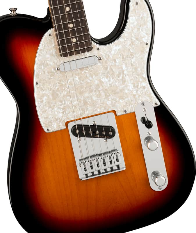 Fender Player II Modified Telecaster Electric Guitar, Rosewood Fingerboard, 3 Tone Sunburst w/ Deluxe Gig Bag