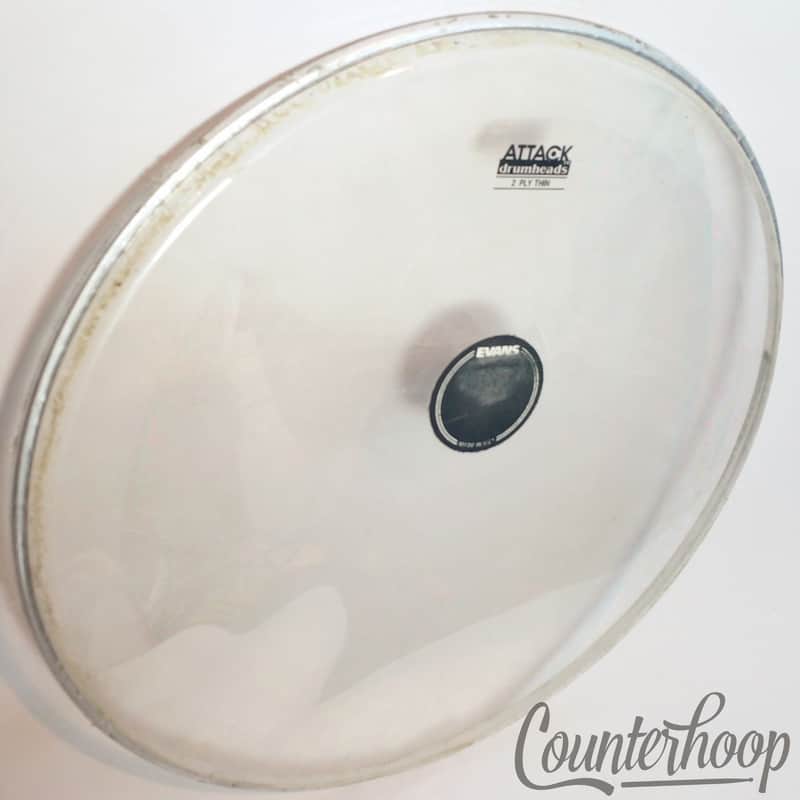 *Attack 16"Floor Tom Drum Head 2-Ply Thin Batter Clear Evans Patch Made In USA* image 1