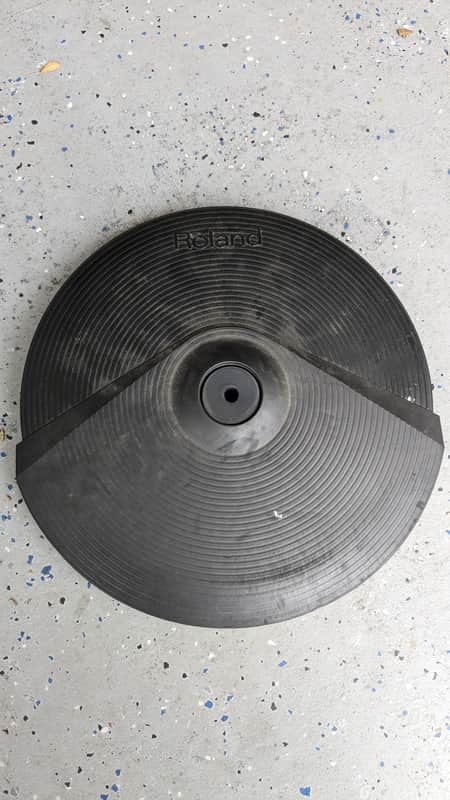 Roland CY-8 V-Cymbal 12" Dual-Trigger Pad e drum drums electronic- Black image 1