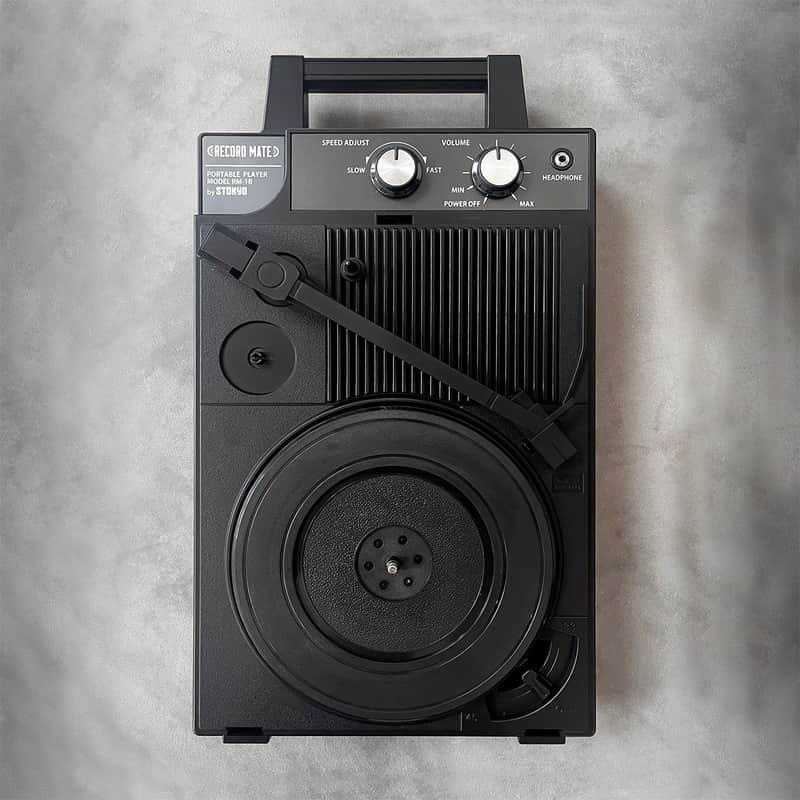 STOKYO RECORD MATE Portable Record Player BLACK EDITION RM-1B image 1