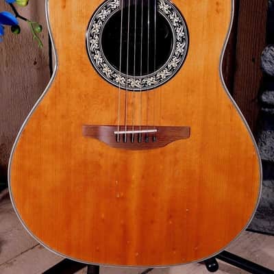 Ovation 1111-4 Balladeer 1973 USA Acoustic Guitar w / Case! | Reverb