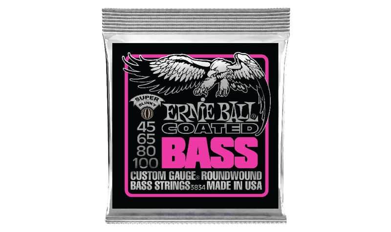Super Slinky Coated Electric Bass Strings 45-100 Set Micro-Thin Nanotech Coating Max Tone+Longevity image 1