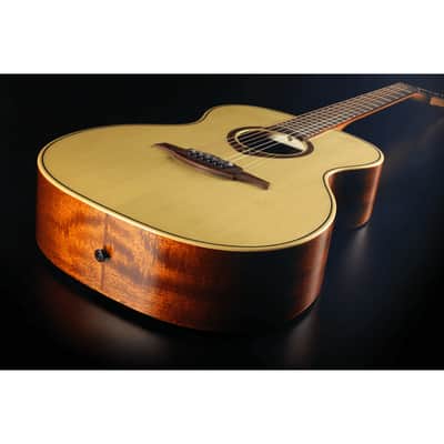 Lag T88A Tramontane 88 Auditorium Solid Spruce Top Khaya Neck 6-String Acoustic Guitar image 5