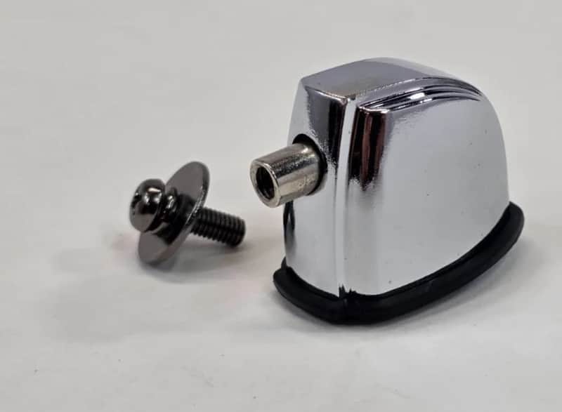 Mapex Saturn Chrome Bass Drum Lug Complete With Gasket And Mounting Screw image 1