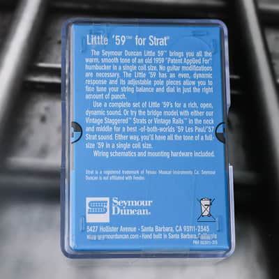 Seymour Duncan SL59-1 Little 59 Strat PAF Humbucker Bridge Pickup Cream image 2