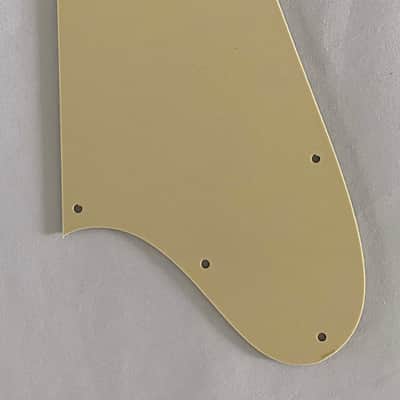 New Guitar Pickguard Fits Firebird Blank Guitar Pickguard Scratch Plate 3 Ply Vintage Yellow image 6