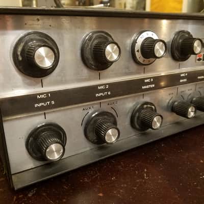 Bogen MX30A Mixer Amplifier 30 Watt 7868 Tube Amp PA Head 1965 - Black image 2