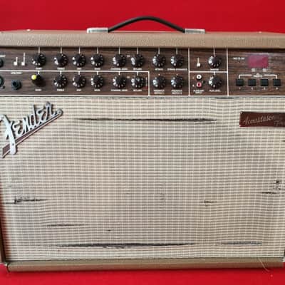 Fender Acoustasonic Pro 2-Channel 2 x 80-Watt 2x8" Acoustic Guitar Amp 1999 - 2001 - Brown image 2