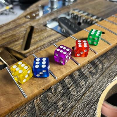 Kinnatone Yellow Dice Switch Tip for blade style switch Strat or Tele 3 way 5 way image 4