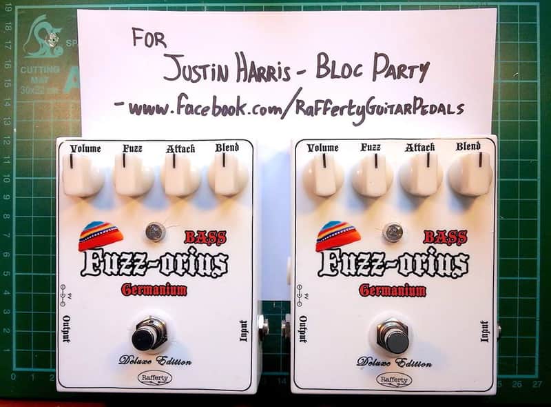 Rafferty Guitar Pedals Fuzzorius Germanium Bass Fuzz - modelled on Jaco Pastorius vintage fuzz amp c