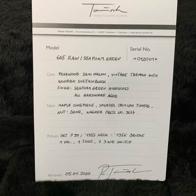 Tausch 665 Raw, 25th Anniversary, 2020, Seafoam Green, New (Authorized Dealer) image 14