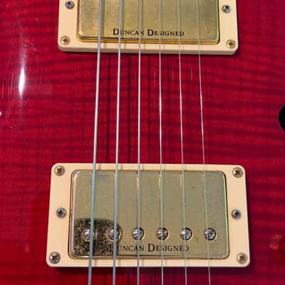 Schecter C/SH-1 Semi-Hollow Red | Seymour Duncan ’59/JB | Pro Setup | Excellent Condition image 7