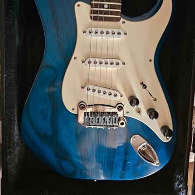 G&L Legacy 1993 Transparent Blue with S-500 Mod image 2
