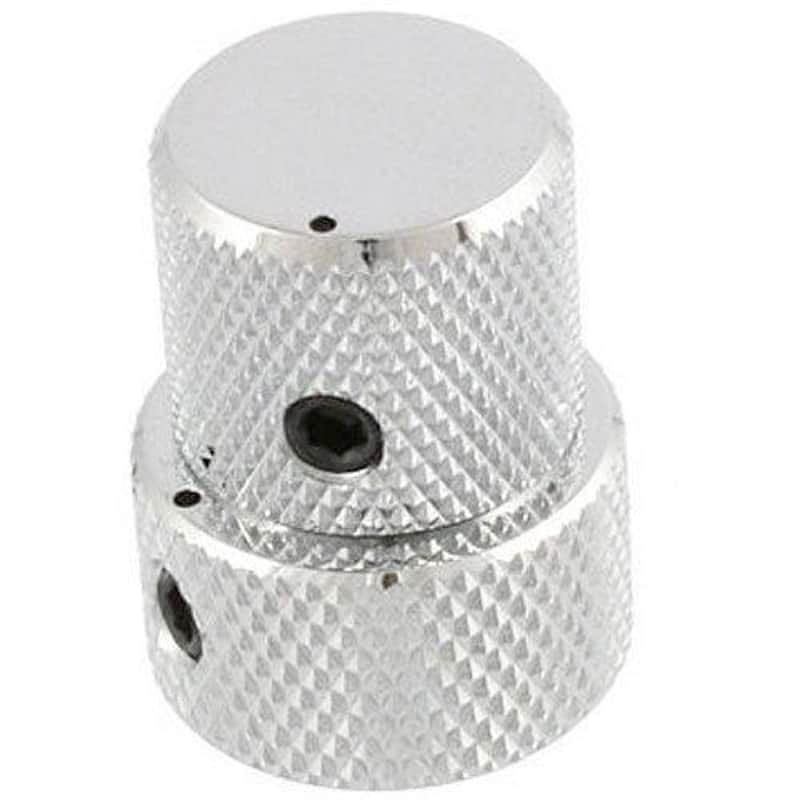 NEW Gotoh VK15T / VK18T Mini Stacked Concentric Knob Fit EMG Bartolini - CHROME image 1