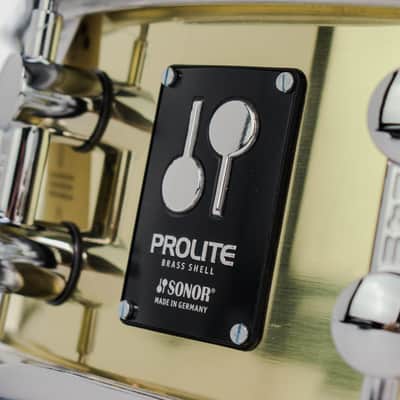 Sonor Prolite Brass Snare Drum 14x5 image 2