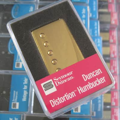 Seymour Duncan Duncan Distortion Humbucker Bridge Pickup Gold SH-6b image 1