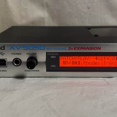 Roland XV-5050 64-Voice Synth Module xv5080 1-unit rack-module image 3