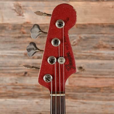 Fender Jazz Bass Red Sparkle Refin 1964 image 6