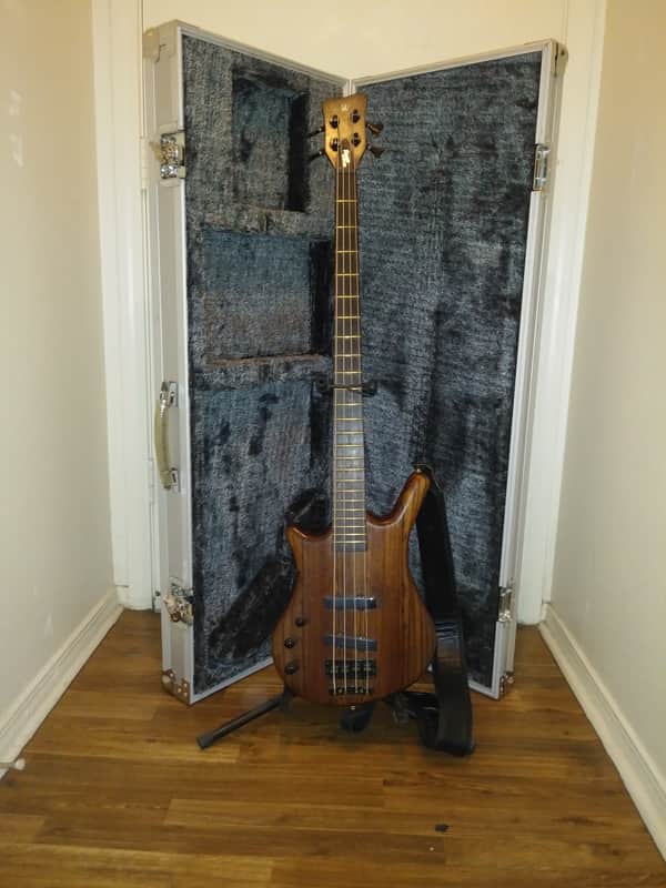 Warwick Pro Series Thumb BO 4-String Bass left handed walnut finish. image 1