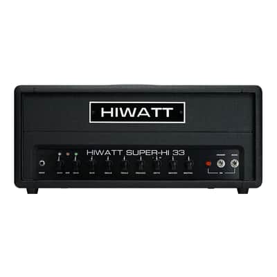 Hiwatt T-Series SUPER-HI 33 30-Watt Hi-Gain Tube Guitar Amplifier Head - Black image 2