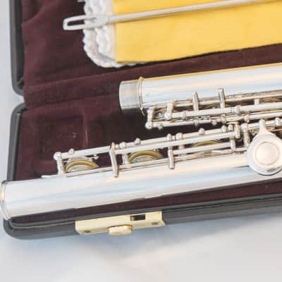 Yamaha YFL-371 Allegro Intermediate Flute *Silver Headjoint *Low-B *Split-E *Made in Japan *Cleaned & Serviced image 11