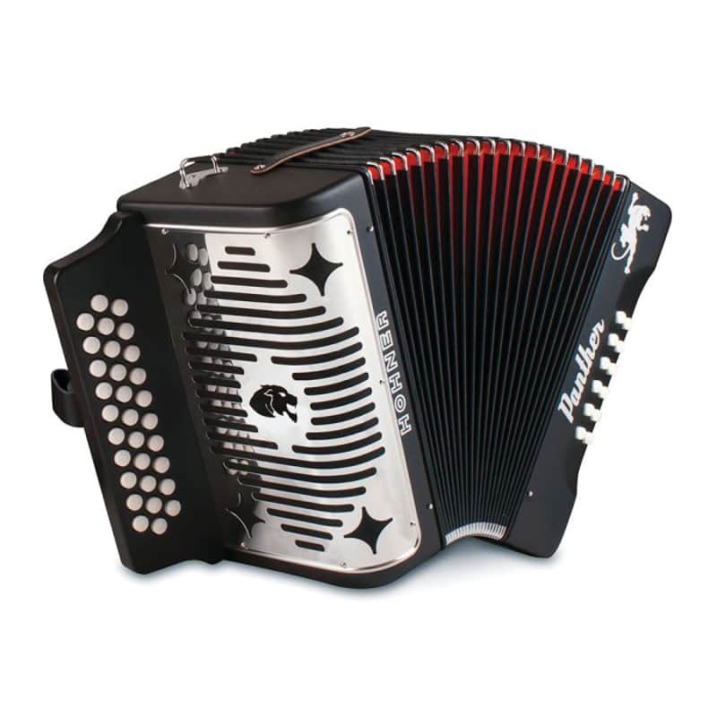 Hohner Panther Accordion F/Bb/Eb Keys 2026 - Black