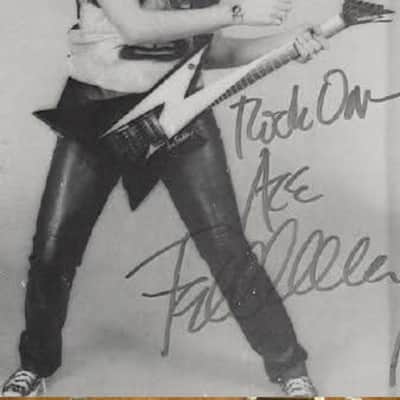 Washburn AF-40 V Ace Frehley 1988 - Black/Silver image 19