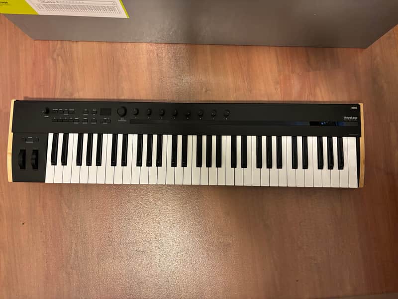 Korg Keystage 61-Key MIDI Controller 2024 - Present - Black image 1